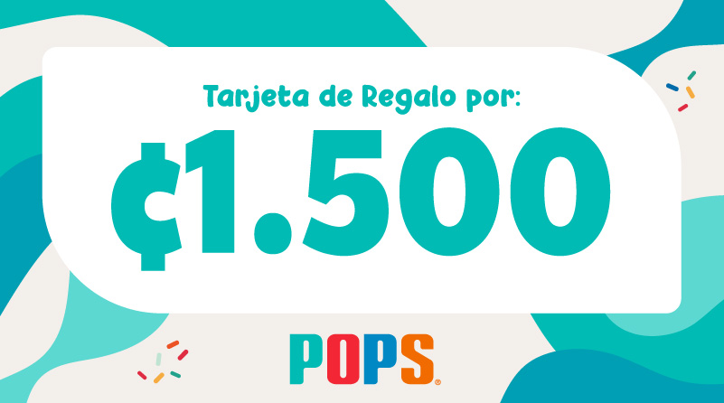 Tarjeta 1.500 Colones